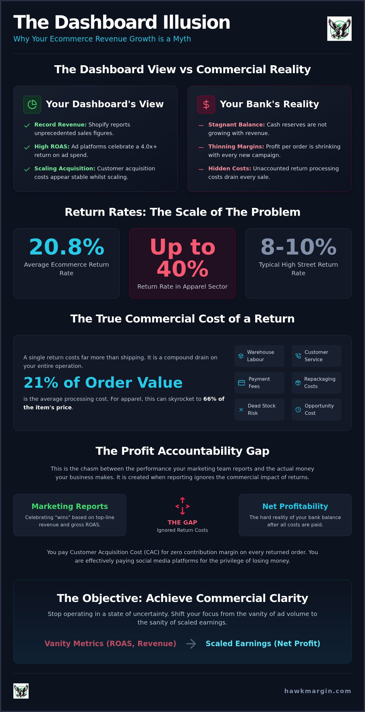 Ecommerce Return Rate Impact on Profitability: The Margin-Blind Founder’s Guide